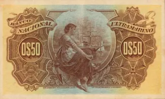 Cape Verde 50 Centavos, 1921 reverse
