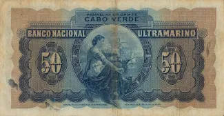 Cape Verde 50 Escudos, 1945 reverse