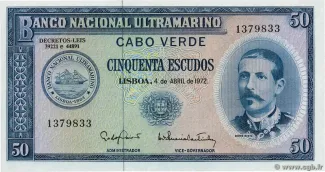 Cape Verde 50 Escudos, 1972 image