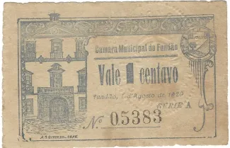 Castelo Branco, District of 1 Centavo, 1920 obverse