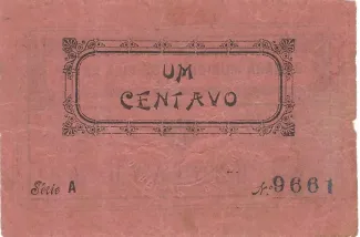 Castelo Branco, District of 1 Centavo, 1922 reverse