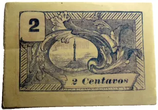 Castelo Branco, District of 2 Centavos, 1922 reverse