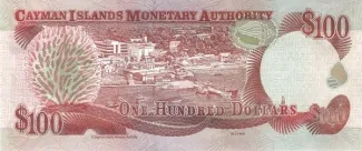 Cayman Islands 100 Dollars - Elizabeth II, 2006 reverse