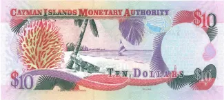 Cayman Islands 10 Dollars - Elizabeth II, 2005 reverse