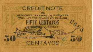 Cebu 50 Centavos, 1942 image