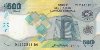 Central African States 500 Francs, 2020 obverse