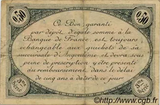 French notgeld 50 Centimes, 1915 reverse