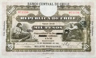 Chile 1.000 Pesos, 1925 image