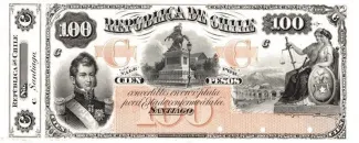 Chile 100 Pesos, 1881 image