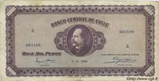 Chile 10 000, 1940 image