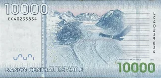 Chile 10 000, 2009-2021 reverse