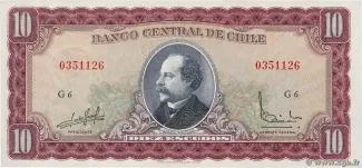 Chile 10 Escudos, 1967 image