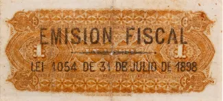 Chile 1 Peso, 1898 reverse