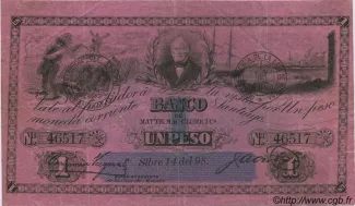 Chile 1 Peso, 1898 image