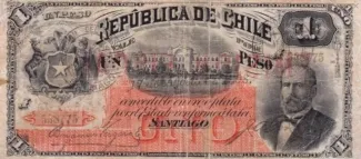 Chile 1 Peso, 1898 image