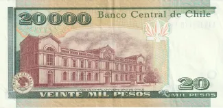 Chile 20 000, 1998-2008 reverse