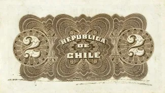 Chile 2 Pesos, 1911-1919 reverse