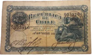 Chile 2 Pesos, 1925 image