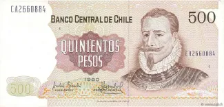 Chile 500 Pesos, 2000 image