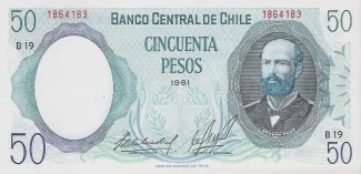 Chile 50 Pesos, 1981 image