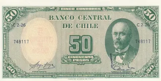 Chile 5 Centésimos, 1964 image