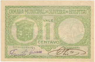 Coimbra, District of 1 Centavo, obverse