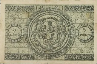 Coimbra, District of 5 Centavos, 1921 reverse