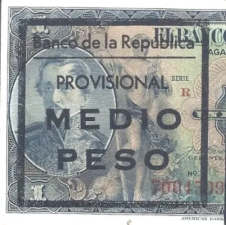 Colombia 0.5 Peso, 1946 image