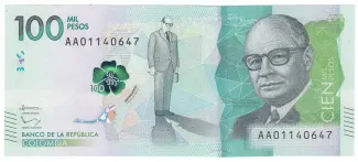 Colombia 100.000 Pesos, 2022 image
