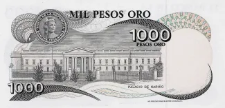 Colombia 1.000 Pesos, 1979 reverse