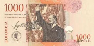 Colombia 1.000 Pesos, 2001-2005 reverse