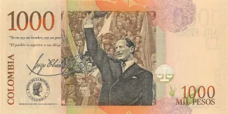 Colombia 1.000 Pesos, 2005-2016 reverse