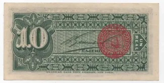Colombia 10 Centavos, 1888-1893 reverse