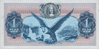 Colombia 1 Peso Oro, 1959-1977 reverse