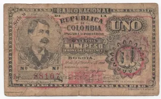 Colombia 1 Peso, 1900 image