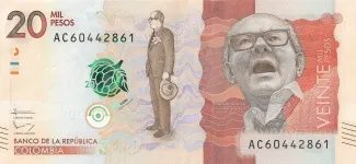 Colombia 20.000 Pesos, 2022 image