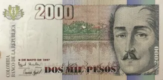 Colombia 2.000 Pesos, 1999 image