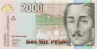 Colombia 2.000 Pesos, 2014 image