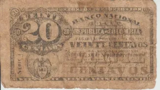 Colombia 20 Centavos, 1900 image
