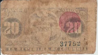 Colombia 20 Centavos, 1900 reverse