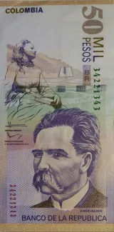 Colombia 50.000 Pesos, 2014 image