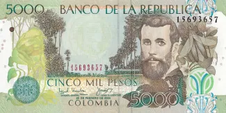 Colombia 5.000 Pesos, 2014 image