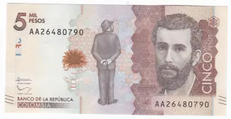 Colombia 5.000 Pesos, 2022 image