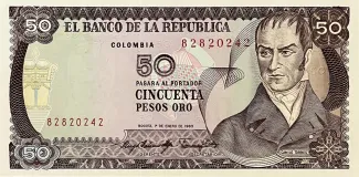 Colombia 50 Pesos Oro, 1983 image