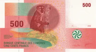 Comoro Islands 500 Francs, 2020 image