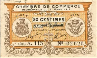 Constantine, Department of 50 Centimes, 1918 image