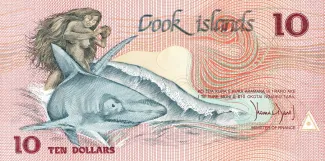 Cook Islands 10 Dollars, 1987 image