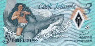 Cook Islands 3 Dollars, 2021 image