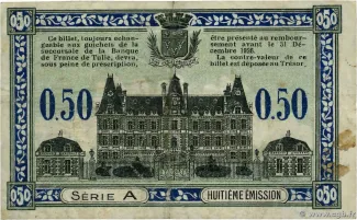 French notgeld 50 Centimes, 1918 image