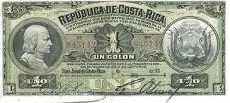 Costa Rica 1 Colón, 1906 image